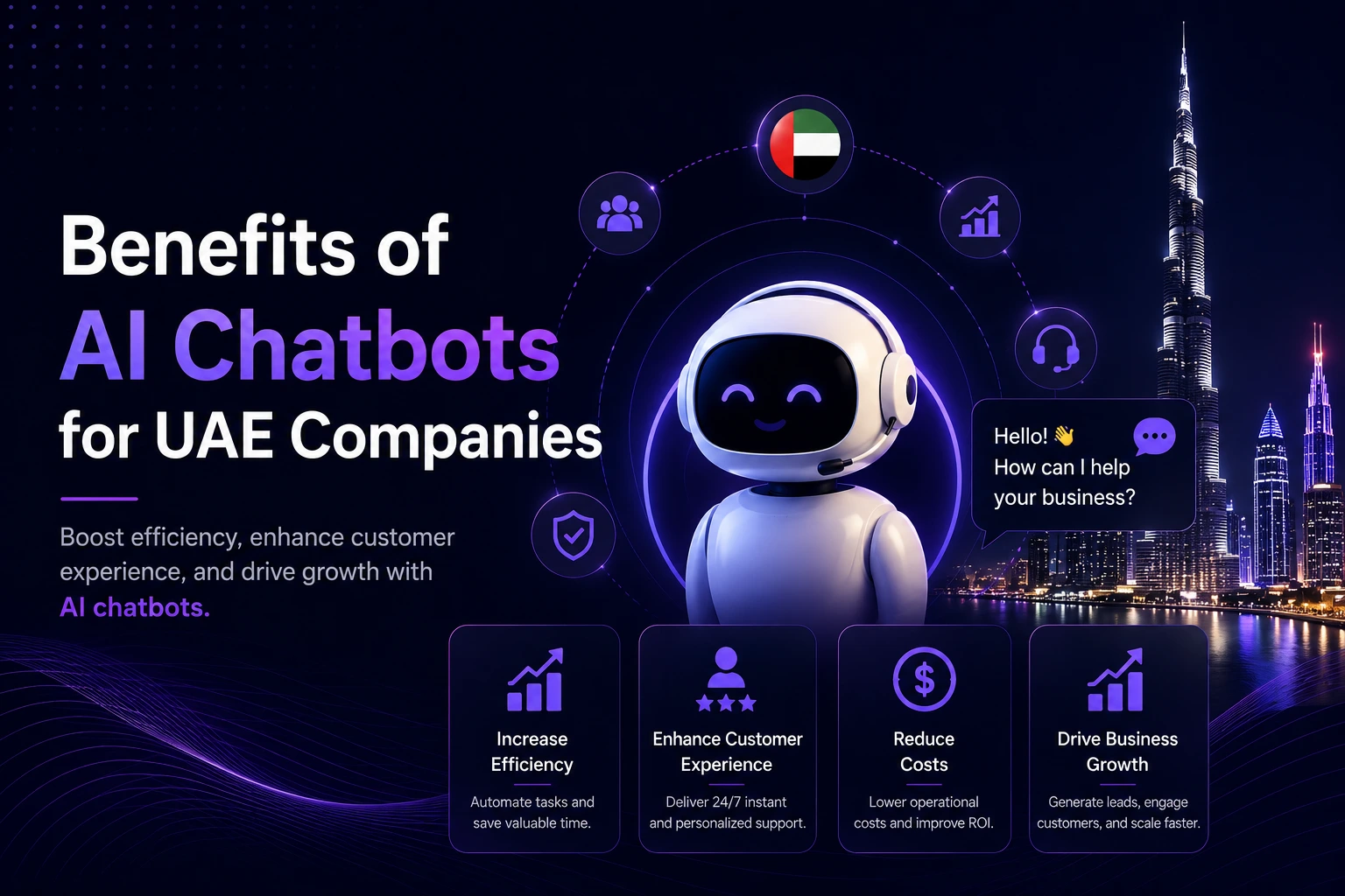 Benefits of AI Chatbots for UAE Companies (With Examples)