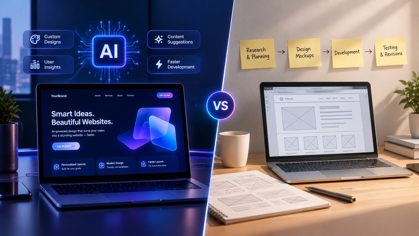 AI Web Design vs Traditional Web Design: Which Is Better for Dubai Businesses?