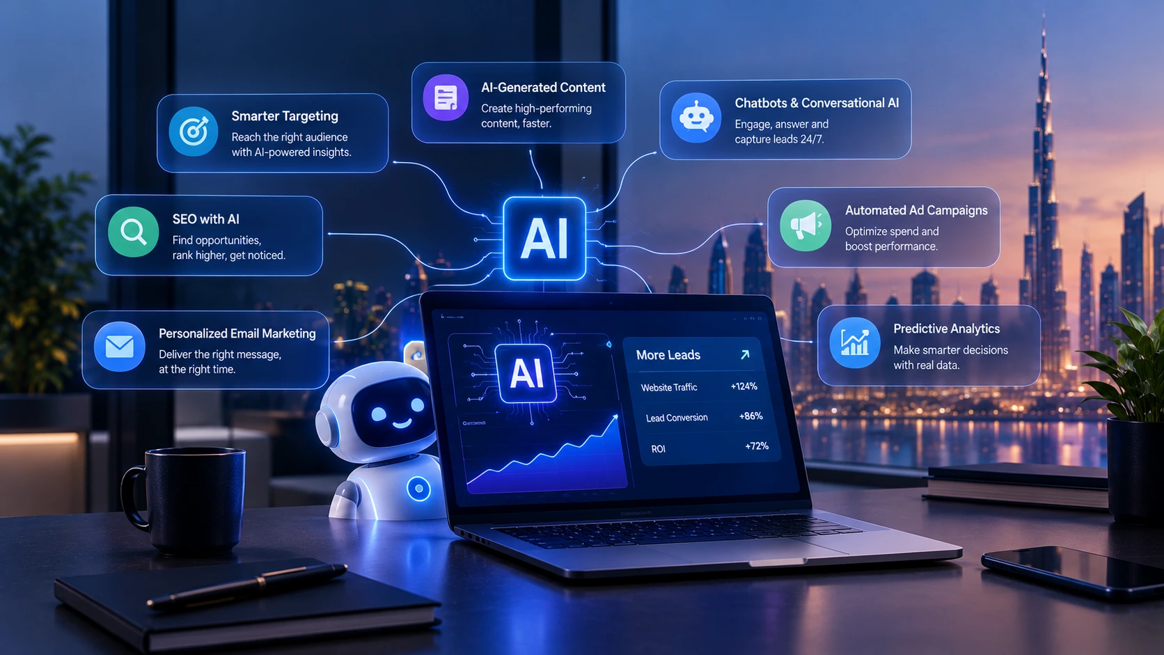 How AI Is Changing Digital Marketing in the UAE: 7 Use Cases That Drive Leads in 2026